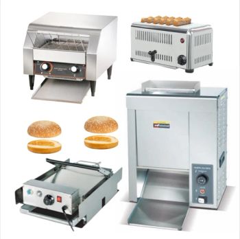 2024 Electric Mini Conveyor Toasters Pizza Oven Commercial De Pain Smart Burger Bread Hamburger Bun Vertical Best Professionnel Pan Maker Round Toaster for Sale - Guangzhou R&M Machinery Co., Ltd. - China