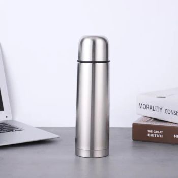 1 Liter Bullet Shaped Yerba Mate Tea Coffee Double Wall Stainless Steel Vacuum Flasks Thermoses - Ms Rhong Co., Ltd. - China