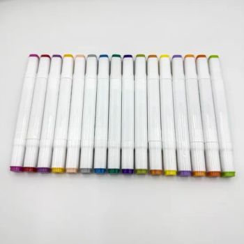 Eco Friendly 36 Color Vibrant Alcohol Marker Set for Creative Use - Ningbo Giraffe Stationery Co., Ltd - China