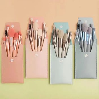 Mini 8PCS Makeup Brush Set TS112 Soft Hair 13CM Artificial Fiber Goodseller 1Y - Good Seller Co., Ltd. - China