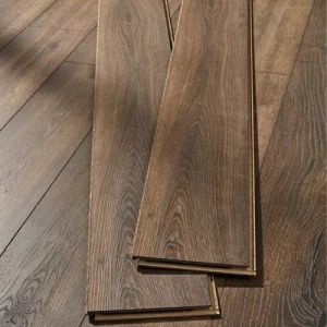 China Factory Wood Fiber Floor Grey Engineered Wood MDF HDF Laminated Laminate Flooring - Linyi Consmos New Building Materials Co., Ltd. - China