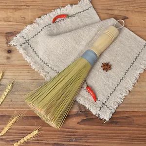 Bamboo Brush Handle, Used for Washing Pots and Pans. Origin China Trademark none Material Bamboo Color Customizable Design - Shuifu Huiyang Agricultural Technology Co., Ltd. - China