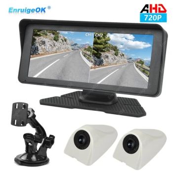 EnruigeOK Car Door Side View Cameras Blind Spot Mini Cam with 6.86" Split Screen Monitor from SHENZHEN ENRUIGE TECHNOLOGY CO LTD EnruigeOK Car Door Side View Cameras Blind Spot Mini Cam with 6.86" Split Screen Monitor - SHENZHEN ENRUIGE TECHNOLOGY CO LTD - China