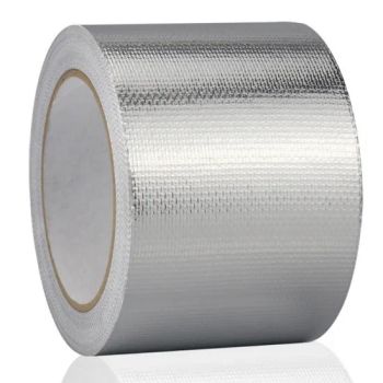 Waterproof and Greaseproof Single Sided Silver Duct Tape Rolls Aluminum Foil Adhesive Packing Sealing Tape for Venting Duct - Tanyo Industrial Co., Ltd - China