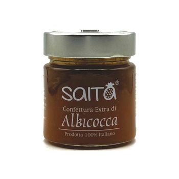 Top Quality Italian Apricot Extra Jam SAITA with only natural ingredients 250gr - SAITA - Italy