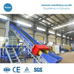 Plastic Recycling Machines PP PE Film Bag Crushing Drying Recycling Line Pet Bottle Recycling Plant Waste Plastic Washing Machine - Wecoex Machinery Co., Ltd. - China