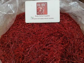 Saffron (Super Negin, Sargol, Poushali, Bunch, Style) Grade Sargol Color Crimson Red Aroma Strength Strongest Flavor Intensity Strongest - Ruby Herbal Supplies Co - Iran