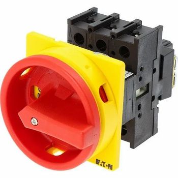 EATON POWER MAIN SWITCH, Dual Source, 25 Handle Color Red Rated Current 25 Brand EATON POWER Current Rating 25 A Poles Number 3 - A R Process Automation - India