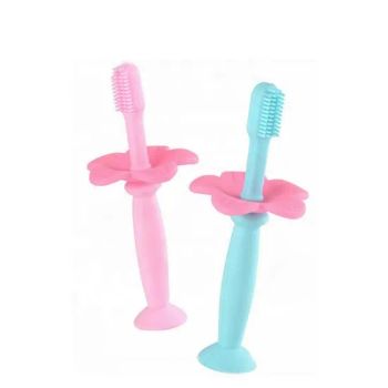 Premium Soft Baby Manual Oral Training Toothbrush 360 Degree Silicone Children Infant Baby Toothbrush - Shenzhen Guangyufeng Rubber Co., Ltd. - China