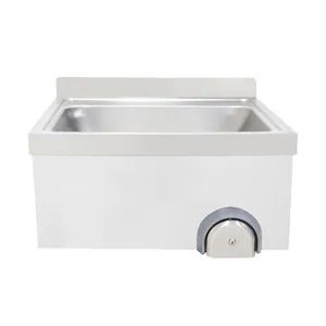 Commercial Stainless Steel Knee Foot Push Operated Basin Hand Washing Sink for Restaurant Kitchen Furniture - Shandong Fu'an Sheng Import and Export Co., Ltd. - China