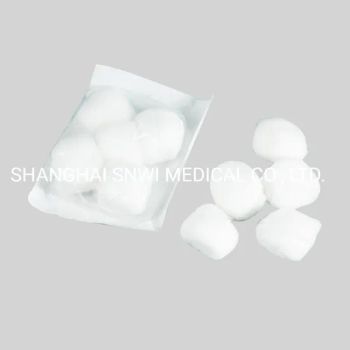 Disposable Medical Supply Products High Absorbent 100% Cotton Wool Balls - SHANGHAI SNWI MEDICAL CO., LTD. - China