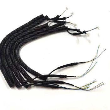 24AWG Welch Allyn Medical Equipment Curly Flex Cables Power Coiled Cables - Lanka Industrial Automation (Shanghai) Co., Ltd. - China