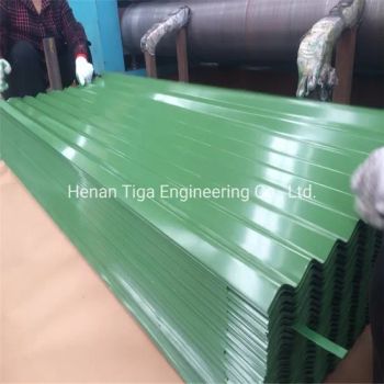 Corrugated Metal Panels Prepainted Colored Steel Roof Sheets Tiles Plates - Henan Tiga Engineering Co., Ltd. - China
