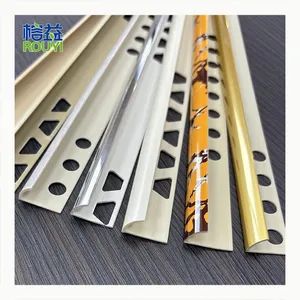 Factory Custom Waterproof Plastic Extrusion Profile Wall Edge PVC Tile Corner Trim - Foshan Rongyi Building Materials Technology Co., Ltd. - China
