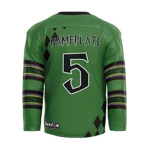 Custom Team Hockey Jerseys Sublimation Ice Hockey Apparel Gender Unisex Fabric Polyester Pattern Customize Material - Goldleaf (Shenzhen) Sports Co., Ltd. - China