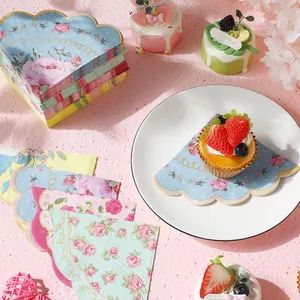 Natural Classical Decorative Paper Napkin Rings Multicolor Disposable for Wedding Party Festival Napkin Tissue Paper - Shenzhen Telling Commodity Co., Ltd. - China