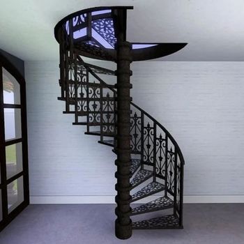 Cast Iron Spiral Stairs, 12 mm Shape Spiral Design Modern Rust Proof Yes Durability High Thickness 12 mm Material Cast - Jai Gurudev Enterprises - India