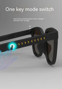 OEM ODM Polarized Sunglasses with Manual Auto Tint Adjustment Anti UV Intelligent Color Changing for Men Women - Shenzhen Staranb Communication Technology Co., Ltd. - China