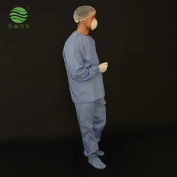 Cleanroom ESD Work Clothing for Medical and Pharmaceutical Industry with High-Temperature Resistant Fabric - Suzhou Jingshang Jingmei Electronic Technology Co., Ltd. - China