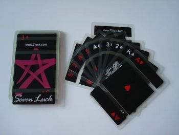 High Quality Plastic PVC Poker Waterproof Black Plastic Playing Cards - Huizhou Reliant Trading Co., Ltd. - China
