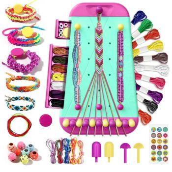 Friendship Bracelet Jewelry Making Kit for Girls Arts and Crafts Bracelets String Maker Kit Pretend Play Toy Birthday Gift Kids Toys - Shenzhen Anji Electronic Technology Co., Ltd. - China