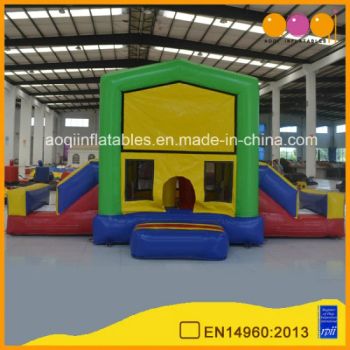 Aoqi Design Outdoor Inflatable Playground for Kids (AQ07167) Age >12 Years Condition New Trademark AOQI Size 6.7*3.4*4m Model NO. - Guangzhou Aoqi Inflatables Co., Ltd. - China