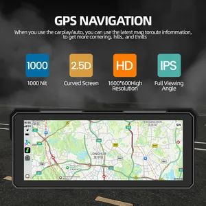 8.1" Motorcycle Dashcam with Carplay & HD Dual Cameras Brand Brand Camera 2-way Screen Size 8.1 Trademark brand Pixel 12 - Tian Yi Technology (Shen Zhen) Company Limited - China