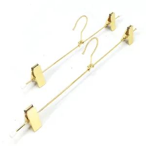Golden Coat Metal Pants Hangers Clothing Rack Space Saving Metal Type Iron Thickness 0.5cm HS Code 7323990000 Technics Injection - YIWU SHIYONG Trading Co., Ltd. - China