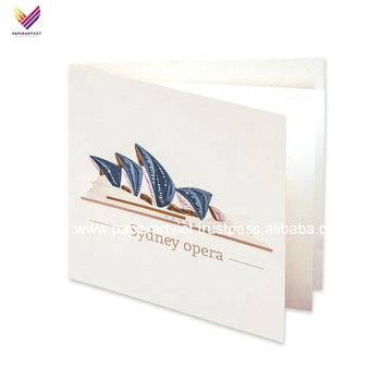 Best Selling Quilling Handmade Cheap Greeting Cards Customized 3D Paper Gift Card Design - PAPER ART VIET COMPANY LIMITED - Vietnam
