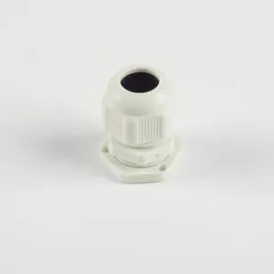 IP68 Waterproof Grey Black Plastic Cable Joints Nylon Cable Gland with Locknuts Pg M Size - Ningbo Sanzheng Plastic Co., Ltd. - China