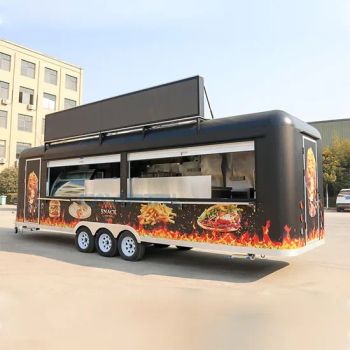 Factory Price Concession Trailers Food Trucks Pizza Bakery Food Cart Mobile Restaurant Food Trailer with Full Kitchen - Henan Camp Industrial Co., Ltd. - China