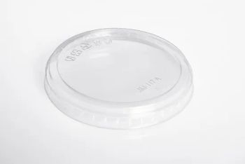 Disposable Transparent Food Grade Plastic Pet Cup Cover 117mm Leakproof Flat High Lid - Henan First Rise Technology Co., Ltd - China