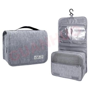 Toiletry Packaging Gift Make up Metal Zipper Cosmetic Wash Brush Hold Bags - Yancheng Guanhu Trading Co., Ltd - China