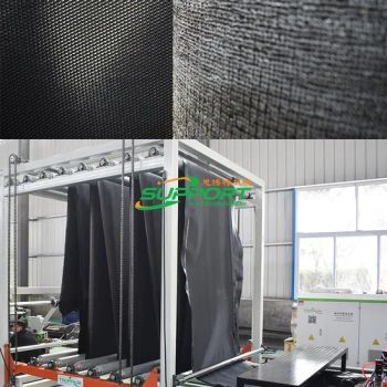 Artificial Grass Turf Textile Carpet PVC TPR TPE LDPE Backing Coating Machine - Qingdao Support Machinery Co., Ltd. - China