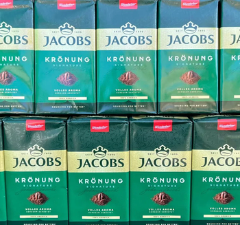 Premium Coffee Brands Jacobs Krönung Signature 100% Arabica Coffee 500g On Sale - Sosa Merchant Solutions - Austria