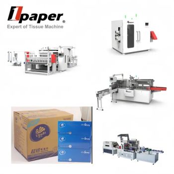 Facial Tissue Boxes Collective Plastic Film Heat and Shrink Machine - ZHEJIANG ONEPAPER SMART EQUIPMENT CO., LTD. - China