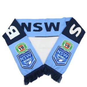 Custom OEM Embroidery Jacquard Soccer Team Fan Shawl Scarf Australia Nrl Afl Club Knitted Sports Football Scarves - Guangzhou New Apparel Trade Company Limited - China