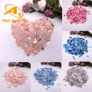 Mint White Gold Metallic Tissue Paper Bowl Marbles My Little Vinyl Shredded Circle Confetti Baby Shower Wedding Decoration Supplies Party Popper - Dongguan AQ PINS&GIFTS CO.,LTD - China