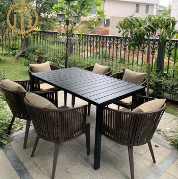 Outdoor Tables and Chairs Courtyard Outdoor Leisure Open-Air Terrace Garden Balcony Waterproof Net Red Rattan Rattan Chair Coffee Table Combination - Hebei Ximu Furniture Sales Co., Ltd. - China