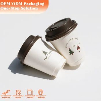Custom Printed Double Wall Hot Beverage Eco-Friendly Paper Coffee Cups with Lid - EVER GREATER IMP. & EXP. CO., LIMITED - China