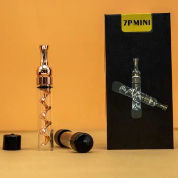 7pmini Original Twisting Glass Blunts Mini Size Small Metal Steel Tobacco Pipes for Flower Lovers - Shenzhen WFW Brand Management Co., Ltd. - China