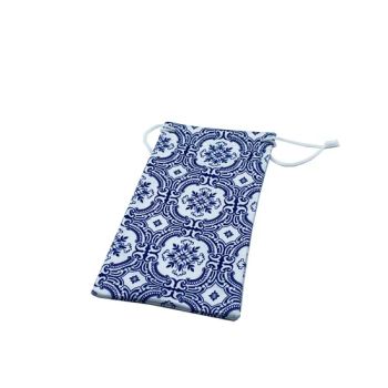Custom Printed Soft Microfiber Goggle Pouches Bags with Double Drawstrings - Wuxi Fanli Knitting Technology Co., Ltd. - China