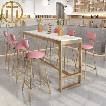 Nordic Marble Bar Table Dining Room Living Room Bar Table - Hebei Ximu Furniture Sales Co., Ltd. - China