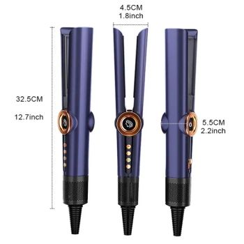 Hair Straightener Negative Ion Hair Care Straight Curling Dual-Purpose Curling Iron Wholesale - Shenzhen Baiyisen Health Technology Co., Ltd. - China