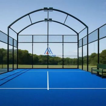 Hot Selling Panoramic Padel Court Roof Canchas De Padel Cost-Effective Outdoor Paddle Tennis Court for Sale - Hebei Aohe Teaching Equipment Co., Ltd. - China