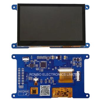 4.3" 800x480 IPS LCD Module MSP4301 10ms 350CD/M² 122x69mm SPI 3-Line Ronbo - RONBO ELECTRONICS LIMITED - China