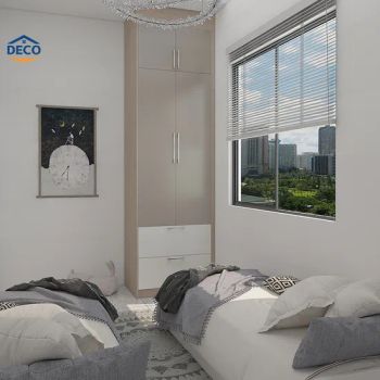 Modern Wood Furniture Student Bedroom Study Computer Modern Sliding Closet Doors - Foshan Deke Yuehong Building Materials Co., Ltd. - China