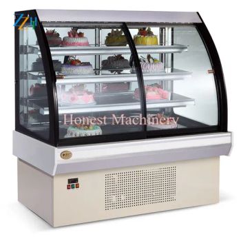 Snack Ice Cream Donut Cake Showcase with Factory Price - Zhengzhou Honest Machinery Co., Ltd. - China