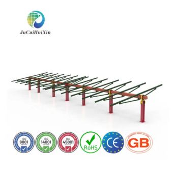 HDG Steel Single Axis Solar Tracker Adjustable Angle Solar Panel Mounting Bracket - Tianjin Jucai Huixin Industry and Trade Co., Ltd. - China