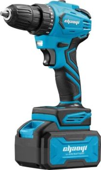 2-Speed Rechargeable Power Cordless Drills Voltage 21V Origin China Condition New Trademark chaoyi Drill shape Round Package Color - NINGBO AUTOOL IMPORT AND EXPORT CO., LTD. - China